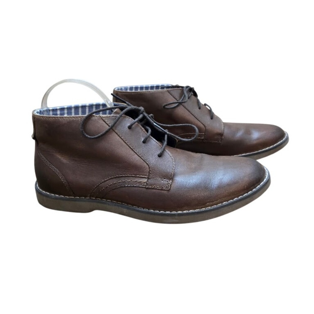 Sperry Top-Sider Brown‎ Leather Chukka Boots Mens 9.5M STS22367 Ankle Boots